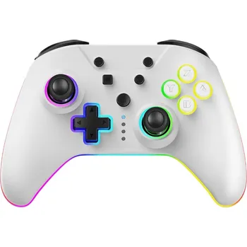 Gamepad Armor3 NuRival Wireless Hall Effect Stick Game Controller For Nintendo Switch (White)