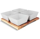 Lamart Sada servírovacích misek 4ks BAMBOO LT9018