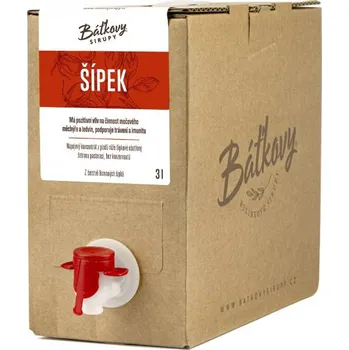 Sirup Báťkovy sirupy Šípkový sirup 3l 3l