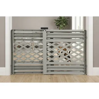 Dětská zábrana Nastavitelná plastová zábrana pro domácí zvířata