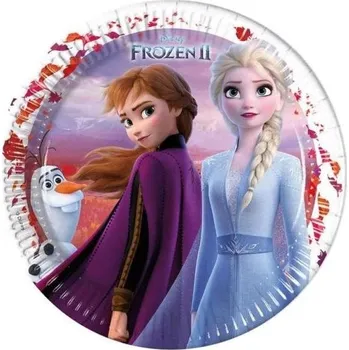 Talíř Talíře ledové království 2 - Frozen 2, 23 cm, 8 ks
