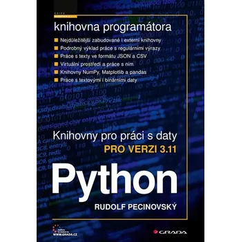 Učebnice Python Knihovny pro práci s daty: pro verzi 3.11 Kniha