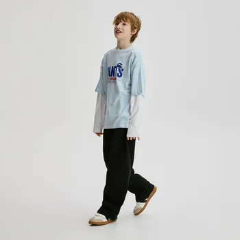 Reserved - Bavlněné kalhoty - černý - 408HK-99X - 408HK-99X-128