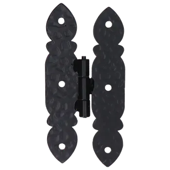 Dveřní kování Kování ozdobné, 142x70x3mm, povrch RAL9005 matná