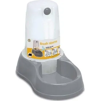 Miska pro psa Stefanplast Break stone grey zásobník na vodu 1,5l