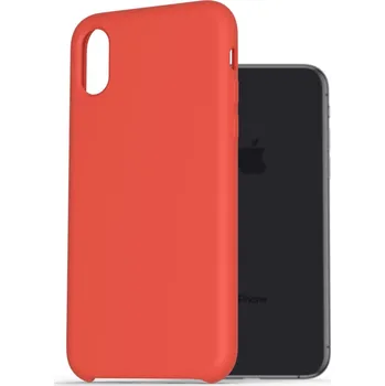 Pouzdro na mobilní telefon AlzaGuard Premium Liquid Silicone Case pro iPhone X / Xs červené