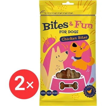 Akinu Bites&Fun Kuřecí kousky 2 × 85 g