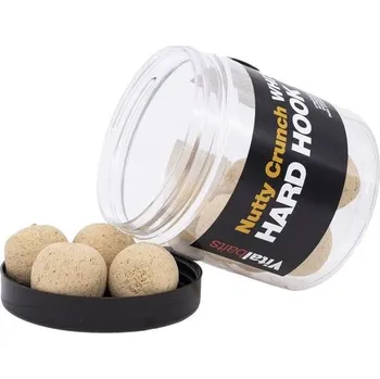 Boilies Vitalbaits Boilie Hard Hook Bait Nutty Crunch White 14mm 100g