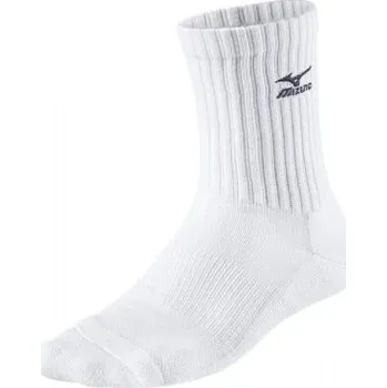 Pánské ponožky Mizuno Volley Socks Medium L (7 8.5 UK / 41 - 43 EUR), bílé