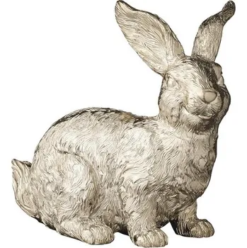 Velikonoční dekorace LENE BJERRE Velikonoční dekorace - Zlatý králík, 8 x 8 cm