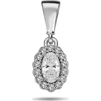 Náramek DIANTE Zlatý přívěsek s bílým kamenem 59642682 (Au 585/1000, 0,58 g)