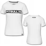 PITBULL WEST COAST TRIČKO TRIČKO DÁMSKÉ HILLTOP REGULAR BÍLÉ S