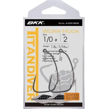 Rybářský háček BKK Háček Titan Diver Velikost 3/0 2 ks