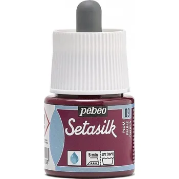 Pébéo Setasilk Barva na hedvábí 09 Plum 45 ml 1 ks
