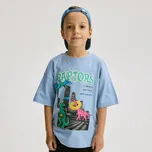 Reserved - Tričko s potiskem - bleděmodrá - 950HR-05X - 950HR-05X-110