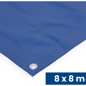 Krycí plachta Univerzální krycí plachta s oky, PVC, 500 g/m2, 8 x 8 m