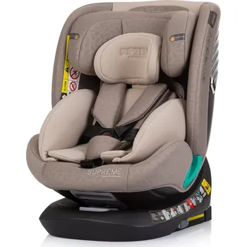 Přeprava dětí CHIPOLINO Supreme i-Size 40-150 cm Isofix 360 Macadamia