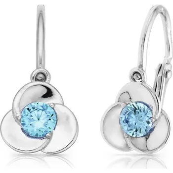 Náušnice DOLCZE Little Blue 110103 (Au 585/1000, 0,85g)