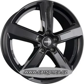 Alu kolo DEZENT TU černé lesklé | 8,0x18, 5x108, ET42 |8x18| (alu kolo, TTUGHBA42E)