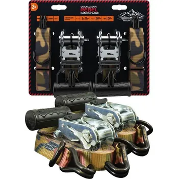 Upínací popruh Quickloader Upínací kurta s ráčnou Rebel 1500 kg, 5 m × 29 mm - sada 2 ks