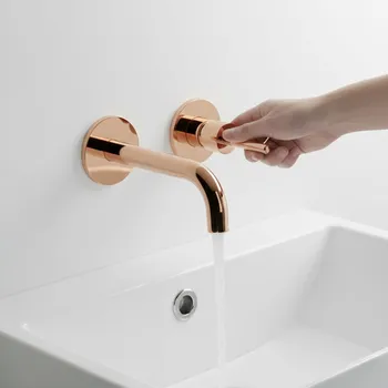 Vodovodní baterie OMNIRES umyvadlová baterie pod omítku, vnější díl měděná Y1215HROCP