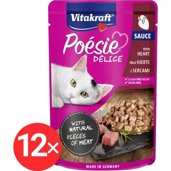 Vitakraft Cat mokré krmivo Poésie Délice se srdcem 12 × 85 g