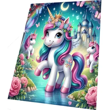 Koberec Disney Dětský kusový koberec 120x160 cm - Jednorožec a křišťálový zámek