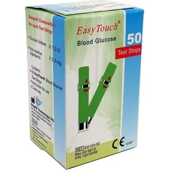 EasyTouch Proužky EasyTouch pro měření glukózy 50 Ks