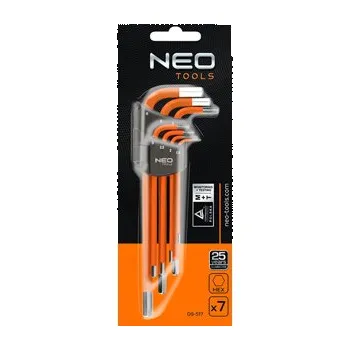 Klíč Šestihranné klíče 09-517, 1,5-6 mm, sada 7 ks, NEO TOOLS