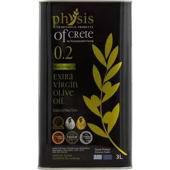 Rostlinný olej Extra panenský olivový olej Physis of Crete 3L 0,2%