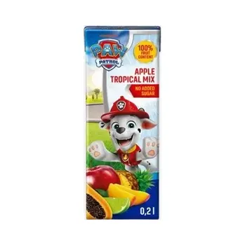Nápoj pro sportovce Džus Tlapková patrola tropické ovoce 200 ml