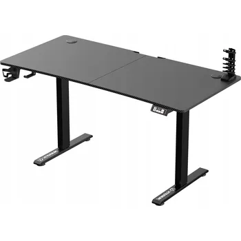 Počítačový stůl Herní stůl Ultradesk LEVEL V2 nastavitelný černý (bez podložky)