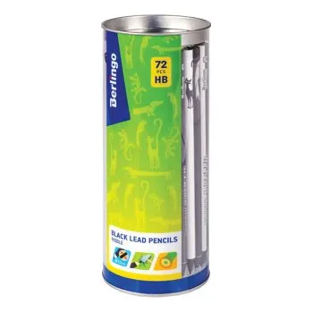 Berlingo grafitová tužka Riddle bez pryže color