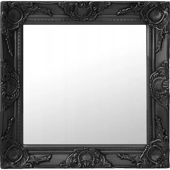 Zrcadlo Zrcadlo VidaXL nástěnné čtverec rám dřevo 500 x 500 mm