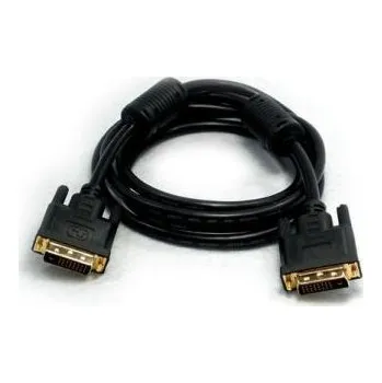 Video kabel Video kabel Dual link DVI (24+1) samec - DVI (24+1) samec 20m zlacené konektory, stíněný černá