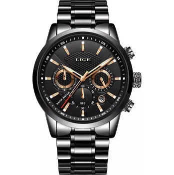 Hodinky LIGE Monarch černé