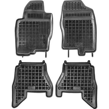 autokoberec Rezaw-Plast gumové koberečky černé s vyšším okrajem Nissan Pathfinder R51, 05 sada 4 ks