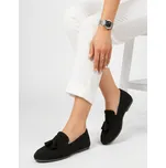 Dstreet Mokasíny dámské semišové ZY1339 Barva: Černá, Velikost: 40