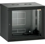 Conteg RQN-09-60/45 - 19" nástěnný rozvaděč 9U, 572 × 450 mm, černý
