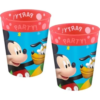 Kojenecká láhev GODAN Plastový kelímek myšák/mickey mouse 250 ml, 2 ks