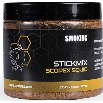 Nástraha Nash Stick Mix Scopex Squid Smoking 200 g