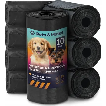 Sáčky na psí exkrementy Pets&Mates 200 ks