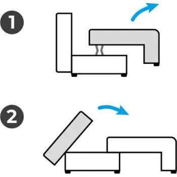 Sedací souprava Rohová rozkládací sedačka FORESTA LL Kronos béžová