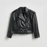 Reserved - Koženková motorkářská bunda - černý - 488IA-99X - 488IA-99X-XXL