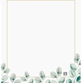 Samolepící bloček MINIMEE Samolepicí bloček 69x75mm - Eukalyptus