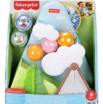 Hračka pro nejmenší FISHER PRICE LESNÍ PŘÁTELÉ Hora s míčky, hračka pro aktivní hru +9m