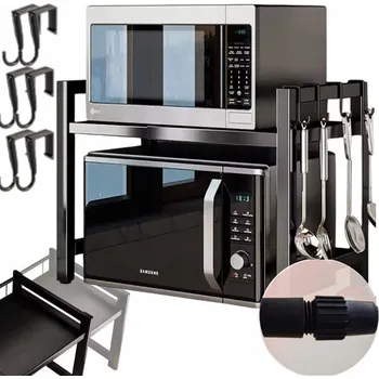 police POLICE STOJAN NA MIKROVLNNKU KUCHYŇSKÝ REGÁL NA KOŘENÍ NASTAVITELNÝ