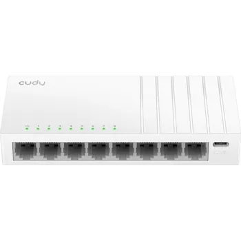 Switch CUDY 8-Port Gigabit Desktop Switch with USB C