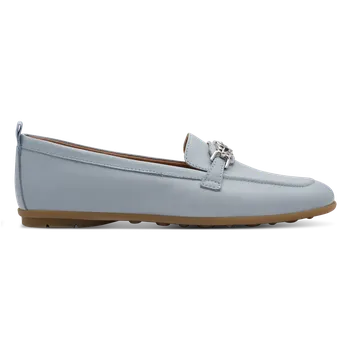 Dámské mokasíny Tamaris Tamaris, kožené mokasíny 24622 světle modré Velikost 36-41: 39
