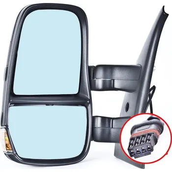 Auto-moto ACI zrcátko pro IVECO DAILY 06- s blikačem krátké (rameno 110 mm) L